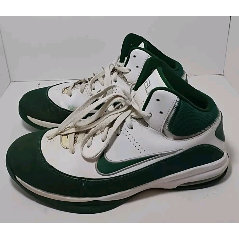 Nike Air Max Elite Basketball‎ Shoes Mens Size 11.5 Green Sneakers 454139-107
